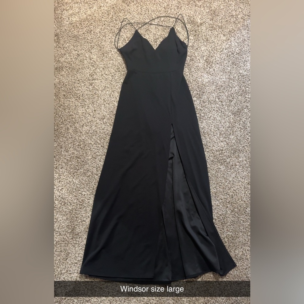 Elegant Black Evening Gown